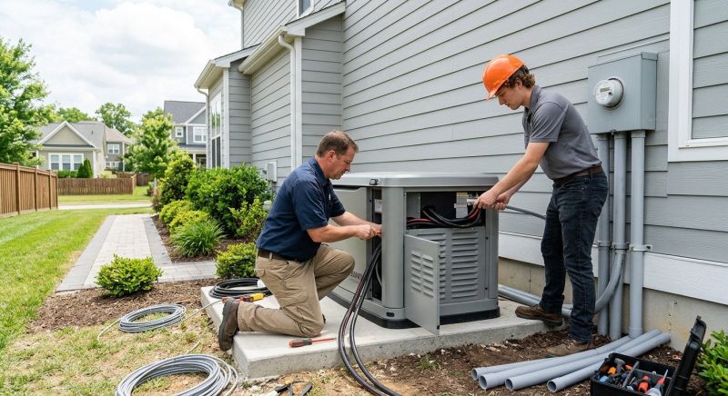 Backup Generator Installation in Conroe, TX